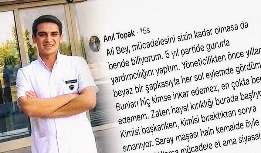 Anıl Toprak’ın Paylaşımları Parti İçinde Rahatsızlık Yarattı.