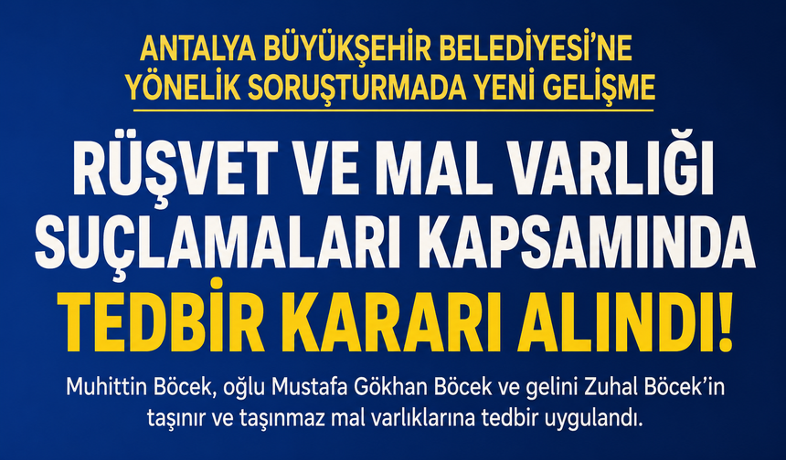 Soruşturmada Kritik Viraj:Böcek Ailesinin Mal Varlıkları Mercek Altında