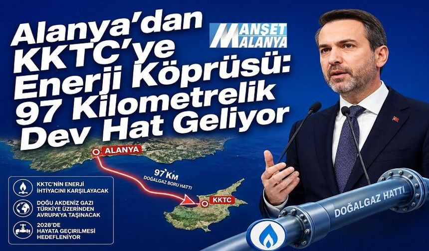 Bakan Bayraktar Duyurdu: KKTC’ye Gaz Alanya’dan Gidecek”