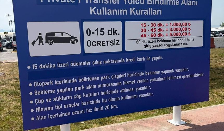 Antalya Havalimanı’nda Korna Sesli Protesto