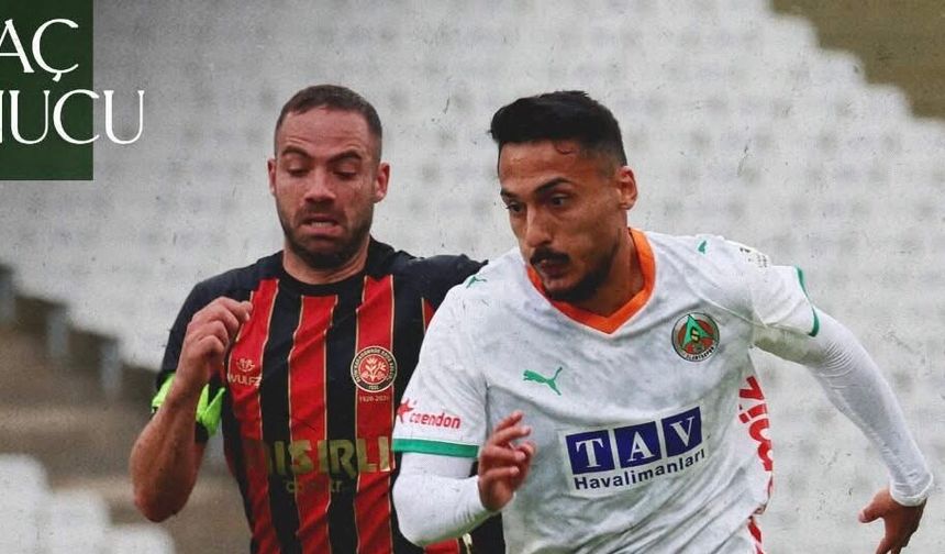 Alanyaspor İlk Yarıyı Kazandı, Maçı Kaybetti
