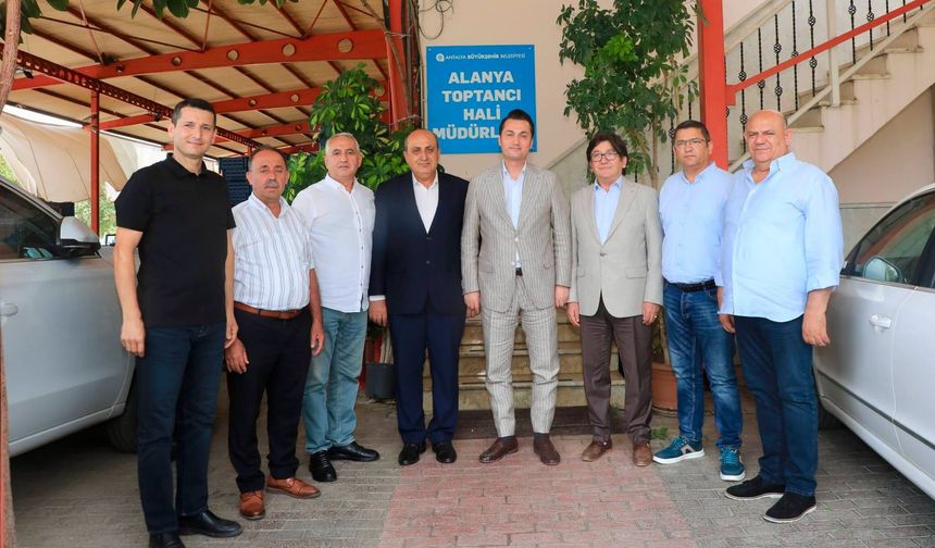 Tarımın Kalbi Alanya Hali’nde İstişare Toplantısı