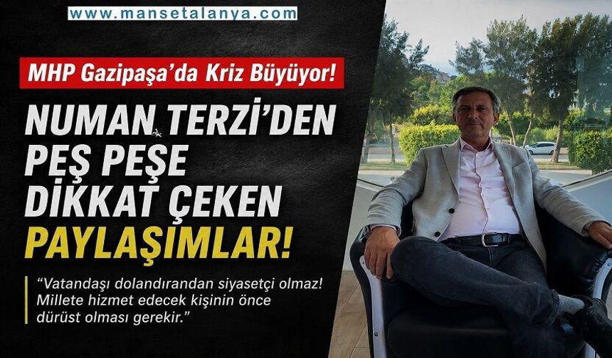 MHP Gazipaşa’da Kriz İddiaları: “Muhtar Olamayacak Kişiler Partiye Yön Vermeye Çalışıyor”