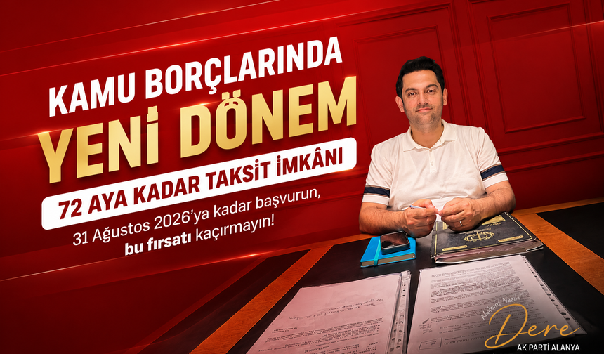 Ak Partili Dere :     Dere: “Vatandaşlarımız Bu Fırsatı Kaçırmasın”