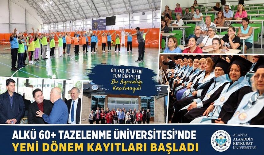 Alanya'da Yaş Alan Bireylere Davet: Hayata Yeniden Öğrenci Olarak Katılın
