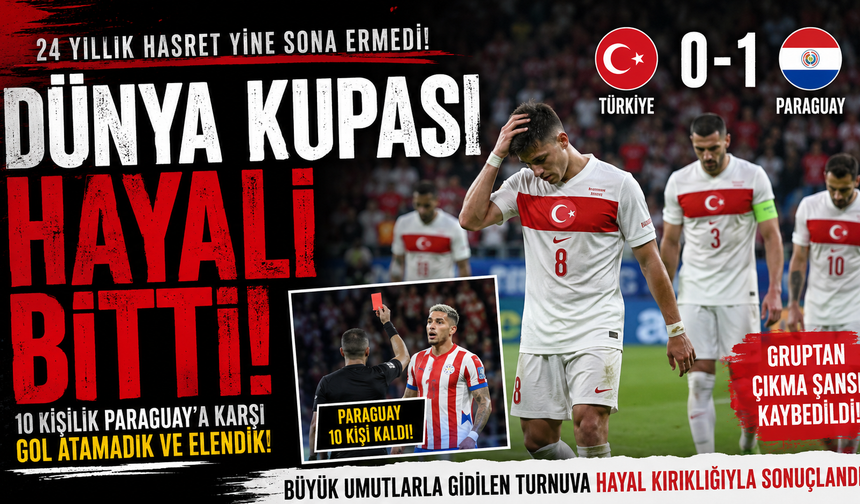 10 Kişi Kalan Rakibe Karşı Çaresiz Kaldık! Dünya Kupası Bizim İçin Bitti