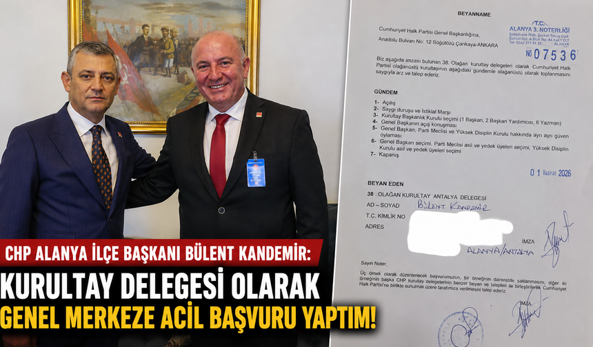 Kurultay İçin İlk Adım Alanya’dan Geldi