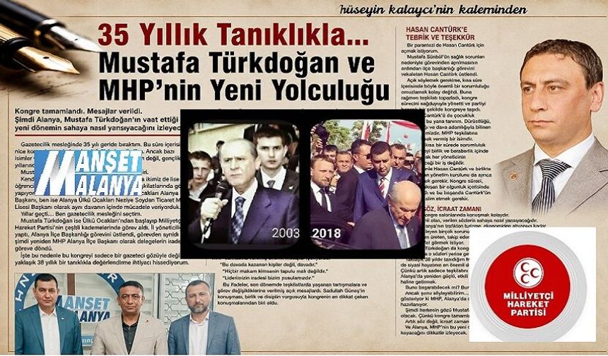 MHP Alanya’da Yeni Perde Açıldı… Şimdi Söz Mustafa Türkdoğan’da