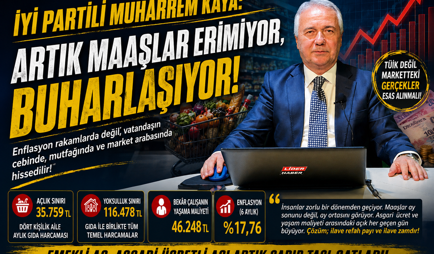 İYİ Partili Kaya: “Market Arabası Dolmuyor, Borç Listesi Kabarıyor”