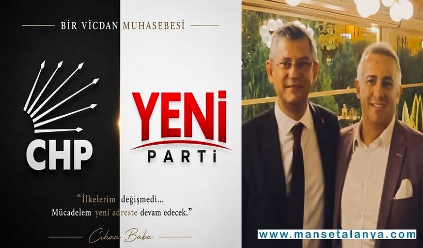 Alanyalı CHP'li Cihan Baba'dan Ayrılık Kararı: "Partimi Terk Etmiyorum, Mücadele Ettiğim Yolu Değiştiriyorum"