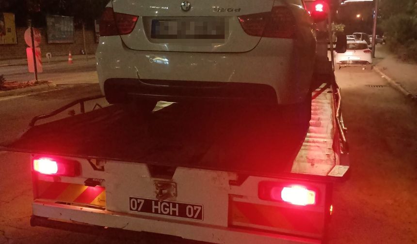 Alanya’da İtfaiye Aracını Engelleyen Sürücüye 3 Ayrı Yaptırım