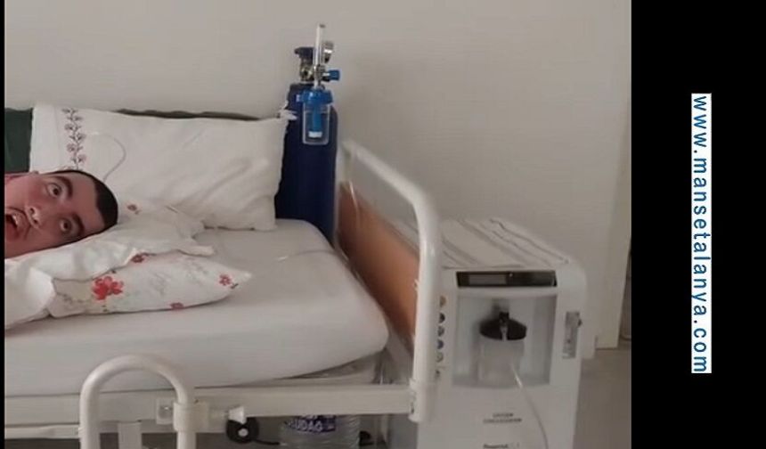 Alanya’da Vicdanları Sızlatan Tablo! Oksijen Hastası Elektrik Kesilince Hastaneye Taşınıyor