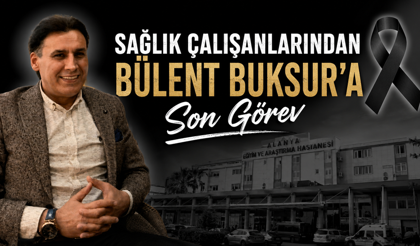 Alanya Eğitim ve Araştırma Hastanesi'nde Hüzünlü Tören