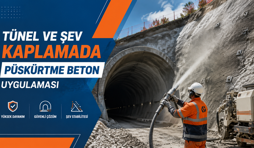 Tünel ve Şev Kaplamada Püskürtme Beton Uygulaması