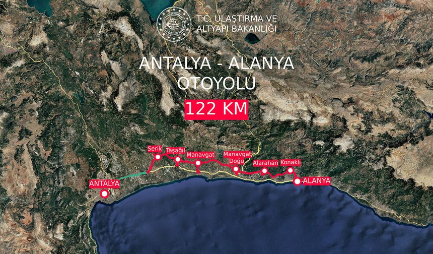 Alanya’ya Ulaşımda Yeni Dönem: 36 Dakikalık Yolculuk İçin Çalışmalar Sürüyor