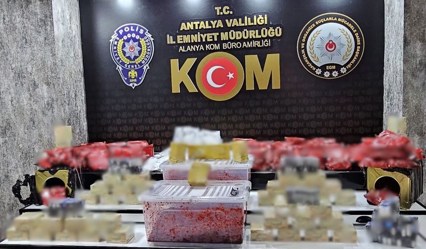 Alanya’da kaçakçılık operasyonu: Binlerce sigara ve yüzlerce şişe içki ele geçirildi
