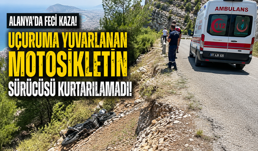 Alanya’da Motosiklet Kazası: 1 Ölü, 1 Yaralı