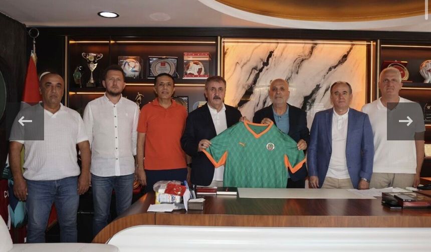 BBP Genel Başkanı Destici’den Hasan Çavuşoğlu’na Taziye ve Geçmiş Olsun Ziyareti