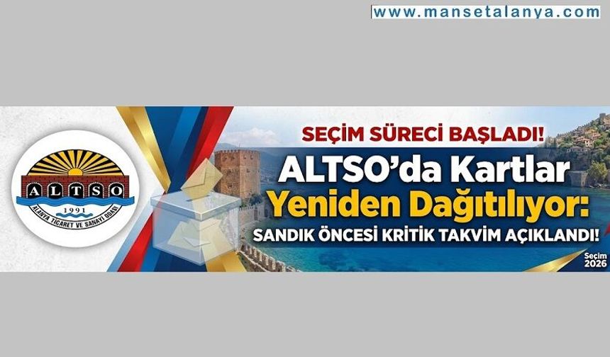 ALTSO’da Kartlar Yeniden Dağıtılıyor: Sandık Öncesi Kritik Takvim Açıklandı!