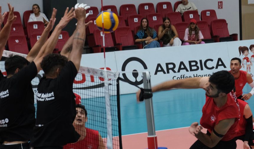 Alanya Belediyespor’dan Ziraat Bankkart karşısında 3-0’lık prova