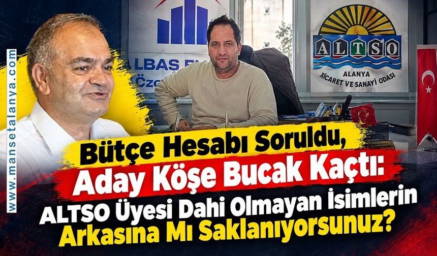 Sıkışan Mustafa Tuna Kiralık Ses Çıkardı: ALTSO Üyesi Olmayan İsimle Algı Operasyonu!