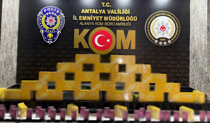 Alanya’da kaçakçılık alarmı: Ekipler depoları ve evleri bastı