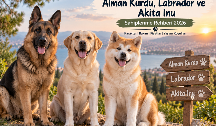 Alman Kurdu, Labrador ve Akita İnu Sahiplenme Rehberi 2026
