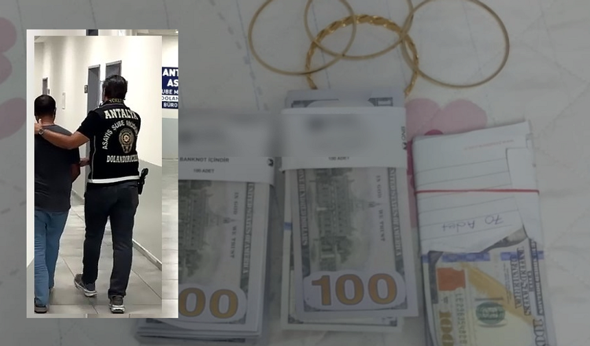 Kendisini MİT Mensubu Olarak Tanıtan Dolandırıcıya Antalya’da Suçüstü!