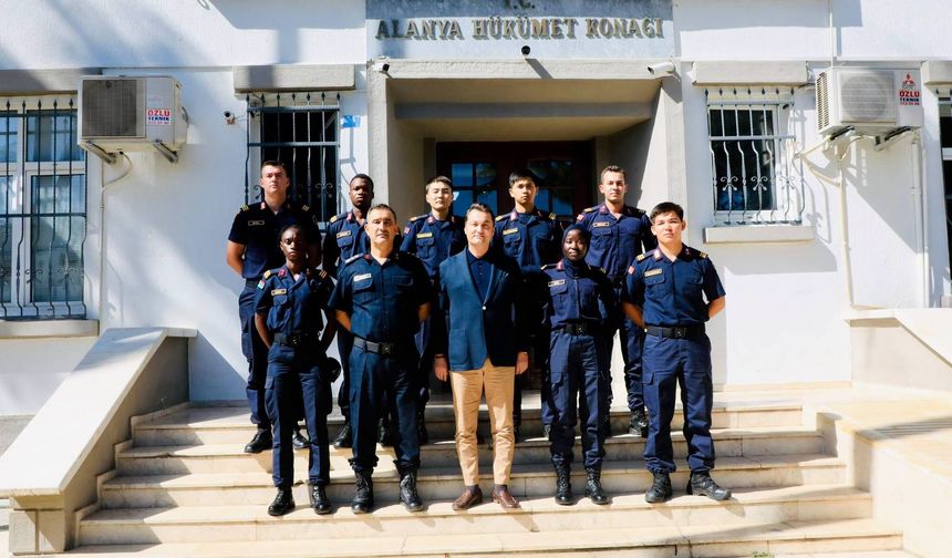 Diplomasi Değil Alanya Stajı: 5 Ülkenin Gelecek Subayları Kaymakamlık’ta Toplandı