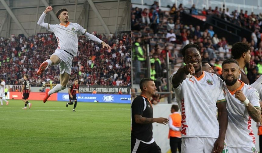 Nefes Kesen Maçta Zafer Alanyaspor’un!