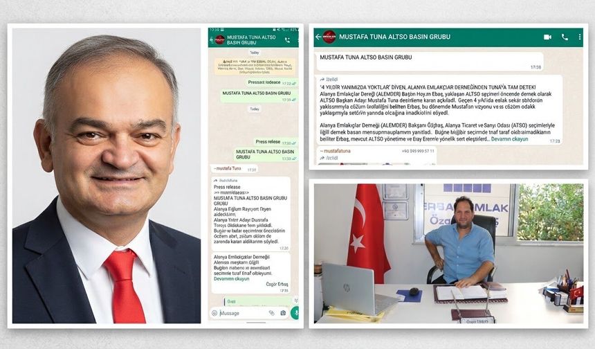 FLAŞ HABER: ALTSO ÜYESİ DAHİ OLMAYAN ERBAŞ, ALGI OPERASYONUNUN PARÇASI MI OLDU?