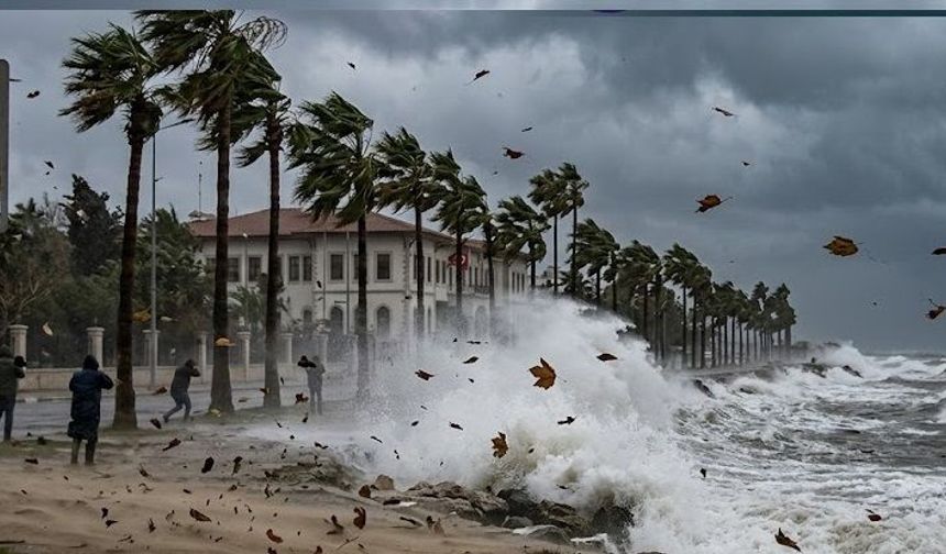 Antalya’da Fırtına Alarmı! Rüzgarın Hızı 80 Kilometreye Çıkacak