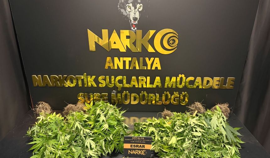 Antalya’da bir haftada 32 narkotik operasyonu!