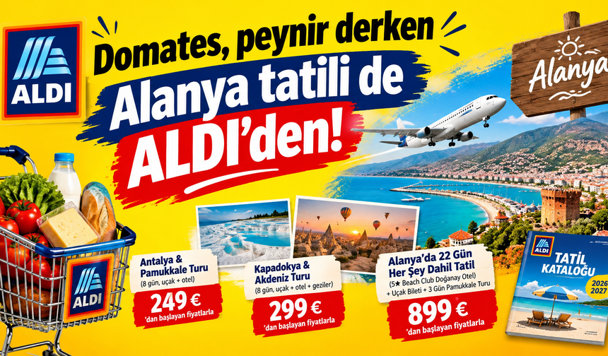 Alanya’da 22 gün tatil, Almanya’da bir market alışverişi kadar mı?