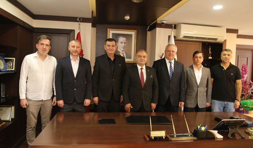 MHP’DE İLÇE BAŞKANLIĞI YAPAN TUNA’YA İLK ZİYARET MHP’DEN!