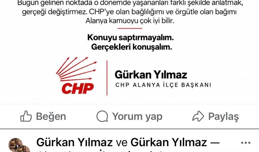 Manşet Alanya Yazdı, 6. Ok Geri Döndü: İlçe Başkanından Jet Hızında "Ok" Operasyonu!