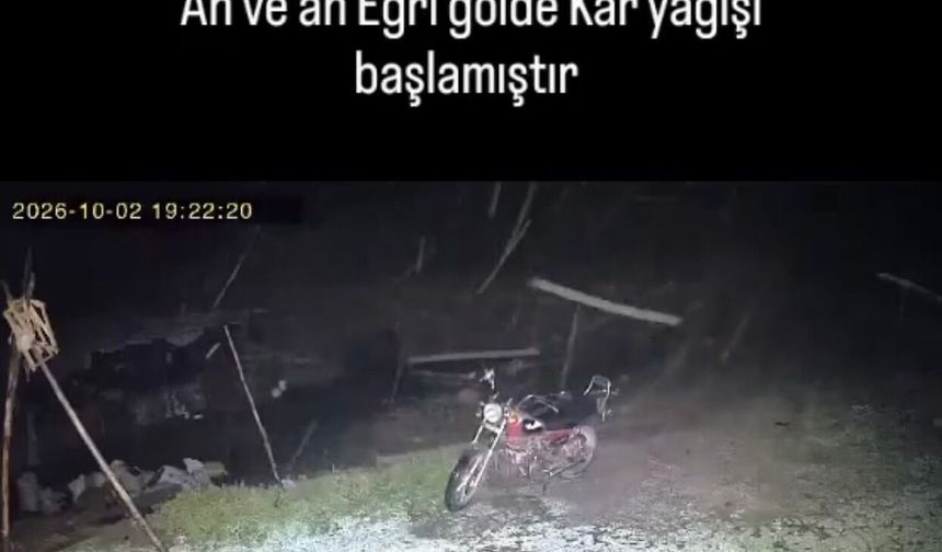 Alanya’nın yüksek kesimlerinden kar yağışı haberi geldi.