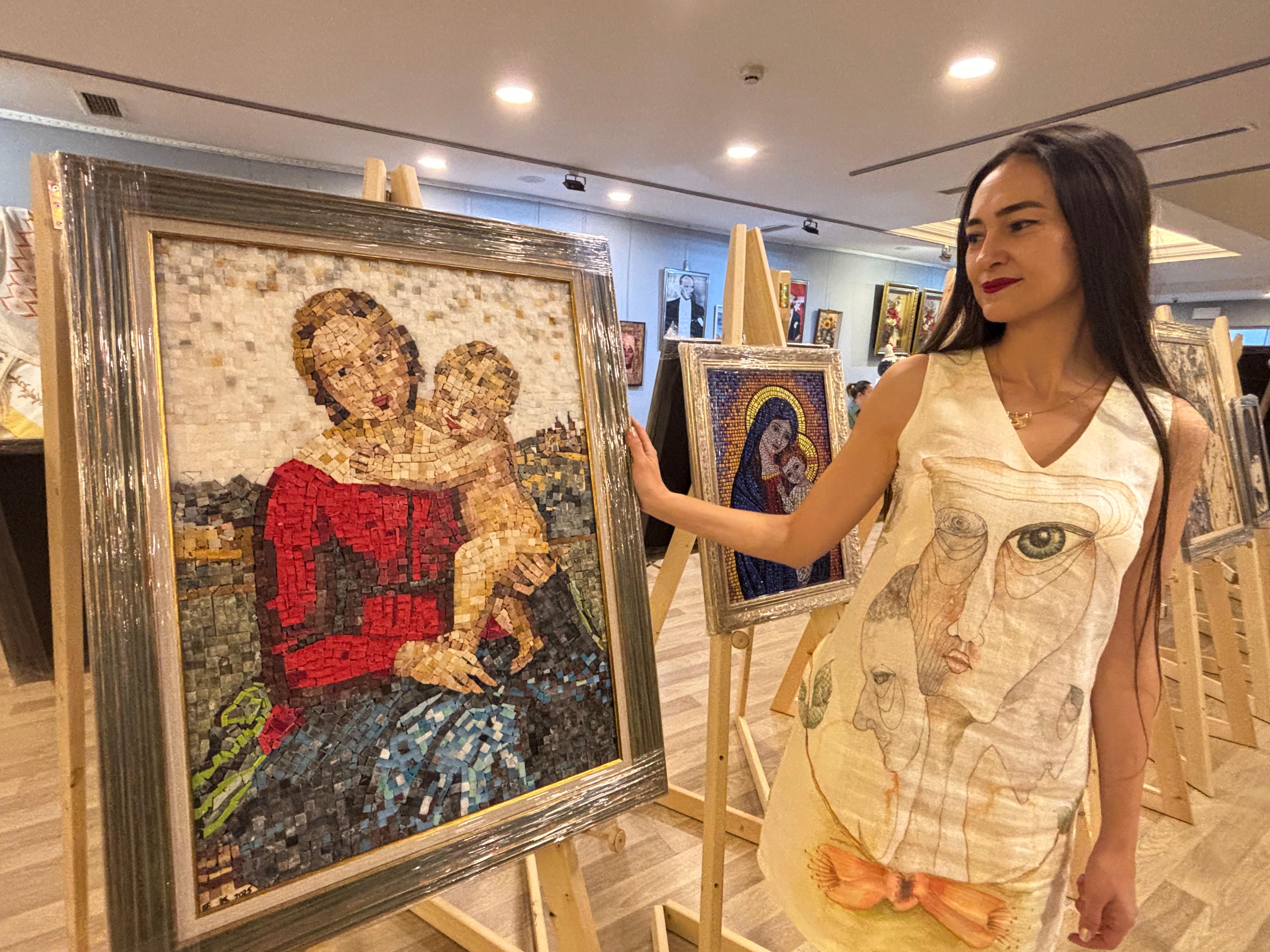 Alanya’nın Taşları Sanata Dönüştü: Halk Eğitim’den İlk Mozaik Kursu Sergisi