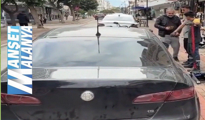 Alanya’da Gece Yarısı Lastik Terörü: Şüpheli Yakalandı, Zararı Ödedi