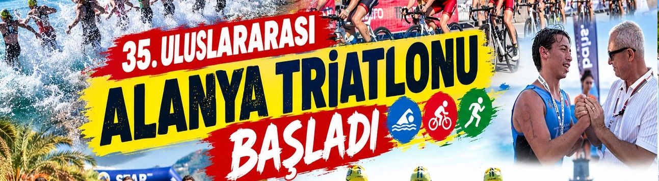 ALANYA’DA DENİZ, PEDAL, KOŞU! TRİATLONDA HEYECAN TAVAN YAPTI