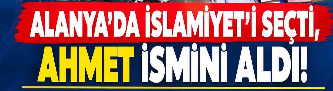Alanya’da Bir İhtida Merasimi: Alman Vatandaşı Müslüman Oldu