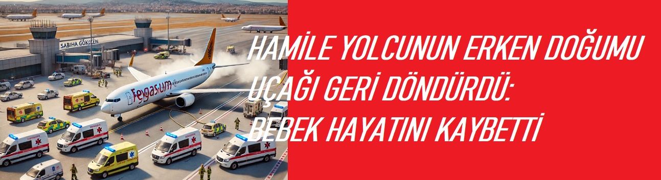 Hamile Yolcunun Erken Doğumu Uçağı Geri Döndürdü: Bebek Hayatını Kaybetti