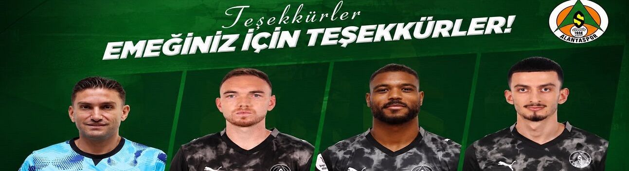 Alanyaspor’da 4 İsimle Veda!